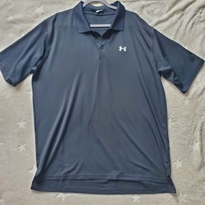 Under Armour Gray Golf shirt Medium